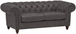 Amazon Brand – Stone & Beam Bradbury Chesterfield Tufted Leather Sofa Couch, 92.9"W, Cognac -Amazon Store 31ElBgFXPnL. AC