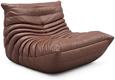 VOMXUF Fireside Chair, Oversized Armless Chair, Soft Microfiber Leather Floor Lounge Chair Lazy Sofa Accent Chair For Living Room Bedroom Salon Office 10 VOMXUF Fireside Chair, Oversized Armless Chair, Soft Microfiber Leather Floor Lounge Chair Lazy Sofa Accent Chair For Living Room Bedroom Salon Office - Image 8