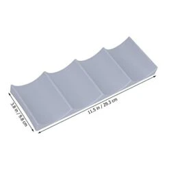 Yardwe European Style Wine Rack Plastic Wine Bottle Display Stacking Mat Can Easy Stacker Kitchen Cabinet Fridge Storage Rack (Dark Grey) -Amazon Store 31F25jVdMuL