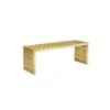 GENERIC Medium Bench Gold Gold Solid Metal -Amazon Store 31FWxOJd1pL