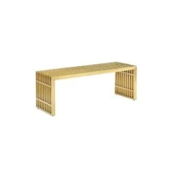 GENERIC Medium Bench Gold Gold Solid Metal