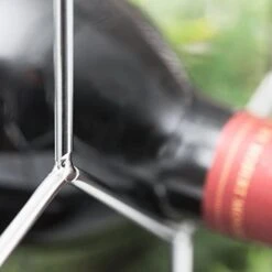 Qvist Sweden Tabletop Wine Rack - Original Scandinavian Design | Stainless Steel 8-Bottle Holder For Storage, Display, And Gifts -Amazon Store 31FfBnLdQmL