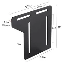 Pearabbit Headboard Brackets For Metal Bed Frame Full To Queen Conversion Kit, Modification Attachment Hardware Adapter (2pack) -Amazon Store 31FhD4K6heL