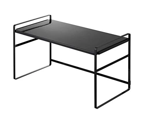 Yamazaki Industries 5163 Toaster Rack, Wide, Black, Approx. W 25.8 X D 13.8 X H 14.2 Inches (65.5 X 35 X 36 Cm), Tower, Kitchen Rack, Lower Tier Becomes Working Space, 2 Levels Adjustable Height Hooks 3 Yamazaki Industries 5163 Toaster Rack, Wide, Black, Approx. W 25.8 X D 13.8 X H 14.2 Inches (65.5 X 35 X 36 Cm), Tower, Kitchen Rack, Lower Tier Becomes Working Space, 2 Levels Adjustable Height Hooks