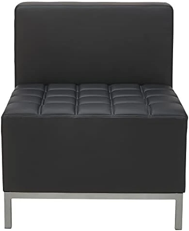 Alera ALEQB8116 Alera Qub Series Armless L Sectional, 26 3/8 X 26 3/8 X 30 1/2, Black 9 Alera ALEQB8116 Alera Qub Series Armless L Sectional, 26 3/8 X 26 3/8 X 30 1/2, Black - Image 7