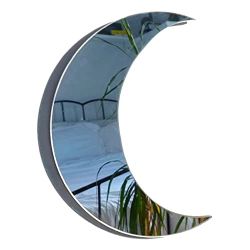 Lunar Sol - Crescent Moon Mirror %100 Real Glass Moon Decor - Chic And Celestial Boho Room Decor For Bedroom Aesthetic, Home Or Apartment - Cute Mirrors - Urban Room Decor 3 Lunar Sol - Crescent Moon Mirror %100 Real Glass Moon Decor - Chic And Celestial Boho Room Decor For Bedroom Aesthetic, Home Or Apartment - Cute Mirrors - Urban Room Decor
