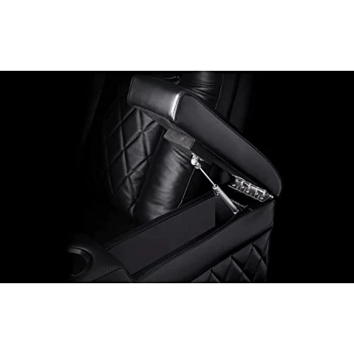 Valencia Tuscany Recliner | Premium Top Grain Italian Nappa 11000 Leather, Power Reclining, Power Lumbar Support, Power Headrest (Single Recliner, Black) 6 Valencia Tuscany Recliner | Premium Top Grain Italian Nappa 11000 Leather, Power Reclining, Power Lumbar Support, Power Headrest (Single Recliner, Black) - Image 4