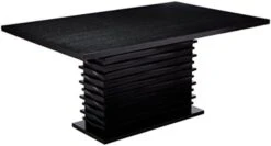 Coaster Home Furnishings Stanton Rectangular Dining Table Black 102061 -Amazon Store 31H0QKh3L. AC