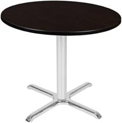 Regency Via Round X-Base Table, 36", Grey/Grey -Amazon Store 31H8 j9pI6L. AC