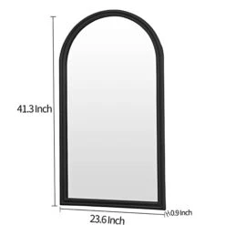 POZINO Arched Wall Mirror, Black Arch Mirror Decor, Bathroom Mirrors For Wall, Mantel Decorative Mirror, Wall Mounted Mirror With Aluminum Alloy Frame For Bedroom Living Room Entryway, 43.3x23.6 Inch 12 POZINO Arched Wall Mirror, Black Arch Mirror Decor, Bathroom Mirrors For Wall, Mantel Decorative Mirror, Wall Mounted Mirror With Aluminum Alloy Frame For Bedroom Living Room Entryway, 43.3x23.6 Inch -Amazon Store 31HNTDXvurL