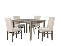 Best Master Furniture Cathy Transitional Dining Table Only, Antique Oak