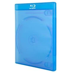 AcePlus® Double 2-Disc Blu-Ray Cases With 12mm Standard Thickness, Screen Printed Logo And Clear Wrap Around Sleeve (10-Pack) -Amazon Store 31HQhDmYZtL