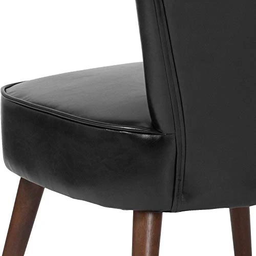 Flash Furniture HERCULES Holloway Series Black LeatherSoft Retro Chair 8 Flash Furniture HERCULES Holloway Series Black LeatherSoft Retro Chair - Image 6