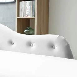 RARZOE Tufted Velvet Chaise Lounge Indoor With Storage, Upholstered Rolled Arm Chaise Lounges Indoor Chair, Right Arm Facing Chaise Lounge With Nailhead Trim For Living Room Bedroom Office,White 21 RARZOE Tufted Velvet Chaise Lounge Indoor With Storage, Upholstered Rolled Arm Chaise Lounges Indoor Chair, Right Arm Facing Chaise Lounge With Nailhead Trim For Living Room Bedroom Office,White -Amazon Store 31I9COoXuHL