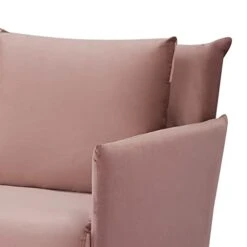 Benjara 52 Inch Sofa Bed Twin Size Futon, Loose Pillow Back, Soft Pink Fabric 8 Benjara 52 Inch Sofa Bed Twin Size Futon, Loose Pillow Back, Soft Pink Fabric -Amazon Store 31IJwWU5xPL