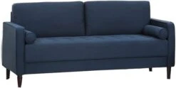 Hawthorne Collections Modern Fabric Upholstery Living Room Sofa In Navy Blue 8 Hawthorne Collections Modern Fabric Upholstery Living Room Sofa In Navy Blue -Amazon Store 31INyOD184L. AC