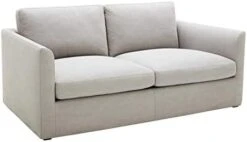 Amazon Brand – Stone & Beam Faraday Down-Filled Casual Slipcovered Sofa, 89"W, Charcoal Grey -Amazon Store 31IYeQf5BQL. AC