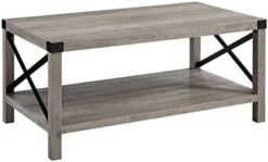 Walker Edison Sedalia Modern Farmhouse Metal-X Side Table Set, 2 Pack, Rustic Oak 25 Walker Edison Sedalia Modern Farmhouse Metal-X Side Table Set, 2 Pack, Rustic Oak -Amazon Store 31Ib9zRyVYL. AC