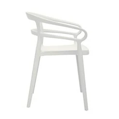 Amazon Basics White, Curved Back Dining Chair-Set Of 2, Premium Plastic 11 Amazon Basics White, Curved Back Dining Chair-Set Of 2, Premium Plastic -Amazon Store 31JH7WhmZZL