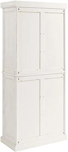 Crosley Furniture Seaside Kitchen Pantry Cabinet - Distressed White 8 Crosley Furniture Seaside Kitchen Pantry Cabinet - Distressed White - Image 6