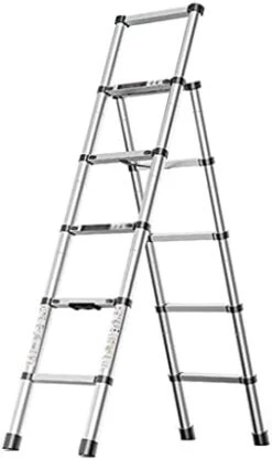 REMAZ Portable Step Stools,Multi-Position Ladder Telescoping Ladder Step Ladder Telesextension Folding Stepladder Multi-Purpose Collapsible Ladder,5-Tier/A,4-Tier -Amazon Store 31JvSmN2SS. AC