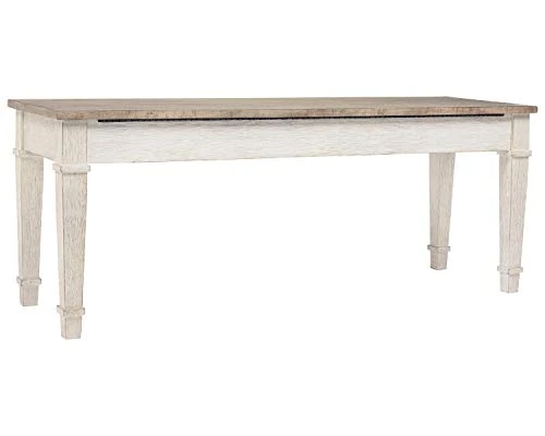 Signature Design By Ashley Skempton Storage Bench, White 5 Signature Design By Ashley Skempton Storage Bench, White - Image 3