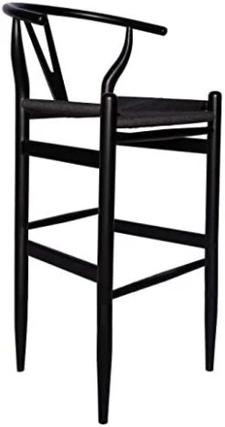 Amazon Brand – Stone & Beam Wishbone Counter-Height Barstool, 35.5"H, Rubberwood, Natural / Natural 23 Amazon Brand – Stone & Beam Wishbone Counter-Height Barstool, 35.5"H, Rubberwood, Natural / Natural -Amazon Store 31KUXROR8FL. AC