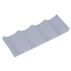 Yardwe European Style Wine Rack Plastic Wine Bottle Display Stacking Mat Can Easy Stacker Kitchen Cabinet Fridge Storage Rack (Dark Grey)