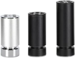 4Pcs Aluminum Alloy Adjustable For Feplacement Bathroom Cabinet Sofa Coffee Table TV Cabinet Support Yangluwang (Color : Silver 12cm) -Amazon Store 31KgkrxiJmL. AC