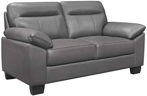 Homelegance 3-Piece Fabric Sofa Set, Dark Gray 10 Homelegance 3-Piece Fabric Sofa Set, Dark Gray - Image 8