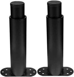 LIFKOME 2pcs Bed Support Legs Holder Black Adjustable Cold Rolled Steel -Amazon Store 31LZ9bmcMNL. AC