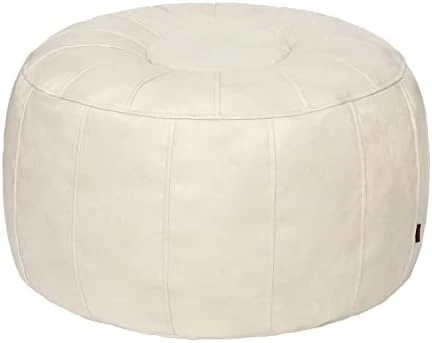 Thgonwid Unstuffed Moroccan Ottoman Pouf Cover, Ottoman Footstool Storage Solution, Bean Bag Chair, Foot Rest, Brown 13 Thgonwid Unstuffed Moroccan Ottoman Pouf Cover, Ottoman Footstool Storage Solution, Bean Bag Chair, Foot Rest, Brown - Image 11