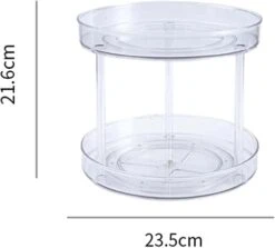 AVCITY Family Rotating Multifunctional Shelf Storage Box Fruit Plate (Color : White, Size : Two Floors) 13 AVCITY Family Rotating Multifunctional Shelf Storage Box Fruit Plate (Color : White, Size : Two Floors) -Amazon Store 31LeKF9rVkL