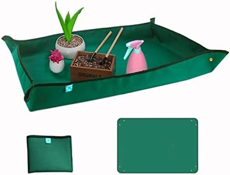 39.4" X 39.4" Large Plant Repotting Mat For Indoor Plants, Portable And Foldable Gardening Mat, Waterproof Transplanting Potting Mat In Garden Outdoor 9 39.4" X 39.4" Large Plant Repotting Mat For Indoor Plants, Portable And Foldable Gardening Mat, Waterproof Transplanting Potting Mat In Garden Outdoor - Image 7