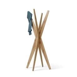 Mobili Fiver, Coat Rack, Emma Rustic Oak, Made In Italy
