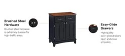 Buffet Of Buffets Medium Black With Cherry Top By Home Styles -Amazon Store 31Lpv3eeYzL
