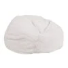 Flash Furniture Duncan Oversized White Furry Bean Bag Chair For Kids And Adults
