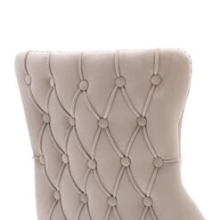 KCC Velvet Dining Chairs Set Of 4, Tufted Upholstered Wingback High-end Dining Kitchen Chair With Nailhead Solid Wood Legs, Contemporary Nikki Collection Modern Style, Beige 21 KCC Velvet Dining Chairs Set Of 4, Tufted Upholstered Wingback High-end Dining Kitchen Chair With Nailhead Solid Wood Legs, Contemporary Nikki Collection Modern Style, Beige -Amazon Store 31MiKsPABqL