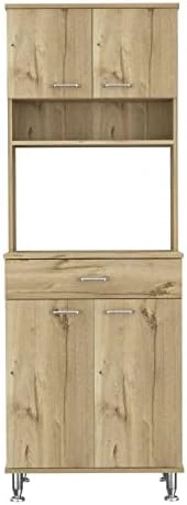 Helis 60 Pantry Cabinet - Smoky Oak 11 Helis 60 Pantry Cabinet - Smoky Oak - Image 9