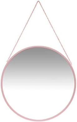 Infinity Instruments Franc Large 18 Inch Round Wall Mirror With Chain, Easy-to-Hang Circular Wall Mirror With Durable Metal Chain, Add Fashion To Any Room, Pink -Amazon Store 31MxtzG0pJL. AC