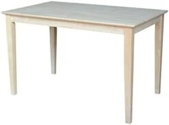 International Concepts Table Top Solid With Wood Standard Height Shaker Legs, 30 By 48-Inch, Unfinished 14 International Concepts Table Top Solid With Wood Standard Height Shaker Legs, 30 By 48-Inch, Unfinished -Amazon Store 31NAGrgzGL. AC