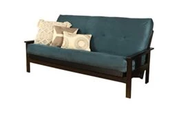 Kodiak Furniture Monterey Futon Set, No Drawers, With Black Base And Suede Navy Mattress -Amazon Store 31NVFF6OtaL