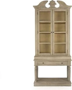 EuroLuxHome Display Cabinet Jacques Wood New