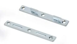 Bed Claw Extended Wood Bed Rail Connecting Fittings With Square Corners, 127 Mm Long, Set Of 4, Bed Frame