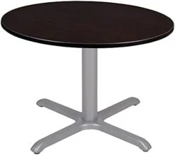 Regency Via Round X-Base Table, 36", Grey/Grey -Amazon Store 31OTNdhFHqS. AC