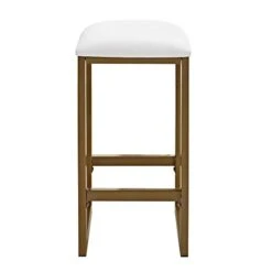 Dorel Living Tanner 3-Piece Brass Pub Set With Faux Marble Top, White 8 Dorel Living Tanner 3-Piece Brass Pub Set With Faux Marble Top, White -Amazon Store 31OeeJNIQLL