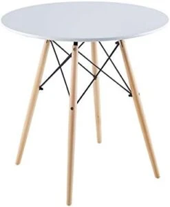 FMD 31.5 Inch Industrial Round Dining Table For 2, Small Wood Circle Table With Black Metal Legs For Kitchen Living Room -Amazon Store 31OpQ9ZBpKL. AC 1