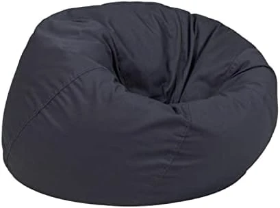 Flash Furniture Dillon Small White Furry Bean Bag Chair For Kids And Teens 10 Flash Furniture Dillon Small White Furry Bean Bag Chair For Kids And Teens - Image 8