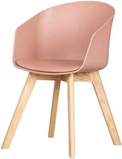 South Shore Flam Chair With Wooden Legs, 1, Pink And Wood -Amazon Store 31PeHUVCIvL. AC