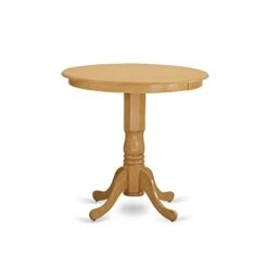 East West Furniture JAGR3-OAK-W Kitchen Set, 3-Piece -Amazon Store 31QB6h5q2wL